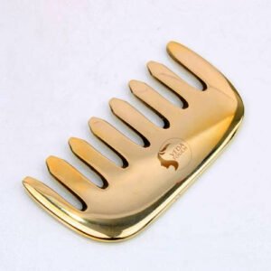 Kansa Bronze Comb - Wide Tooth Hair & Scalp Massager